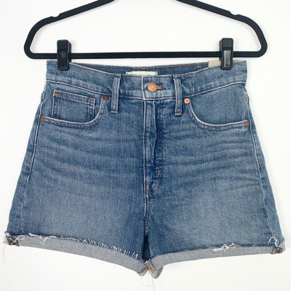 Madewell High-Rise denim shorts in Malden Wash